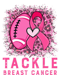 Tackle Football Pink Ribbon Breast Cancer Awareness Kids Tie-Dye T-Shirt