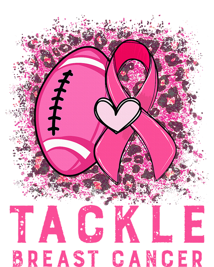 Tackle Football Pink Ribbon Breast Cancer Awareness Kids Tie-Dye T-Shirt