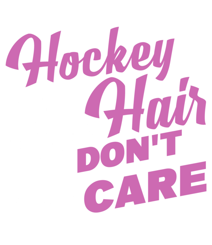 Ice Hockey Hockey Hair Dont Care Meaningful Gift Softstyle Adult Sport Polo