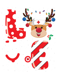 Christmas Nurse Love Nicu Rn Er Santa Reindeer Nurse Xmas Cool Gift V-Neck T-Shirt