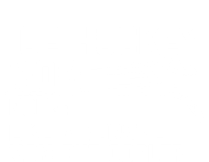 Ice Hockey Mom Like A Normal Mom But Cooler Funny Definition Cute Gift Women's Long Sleeve Flannel Pajama Set 