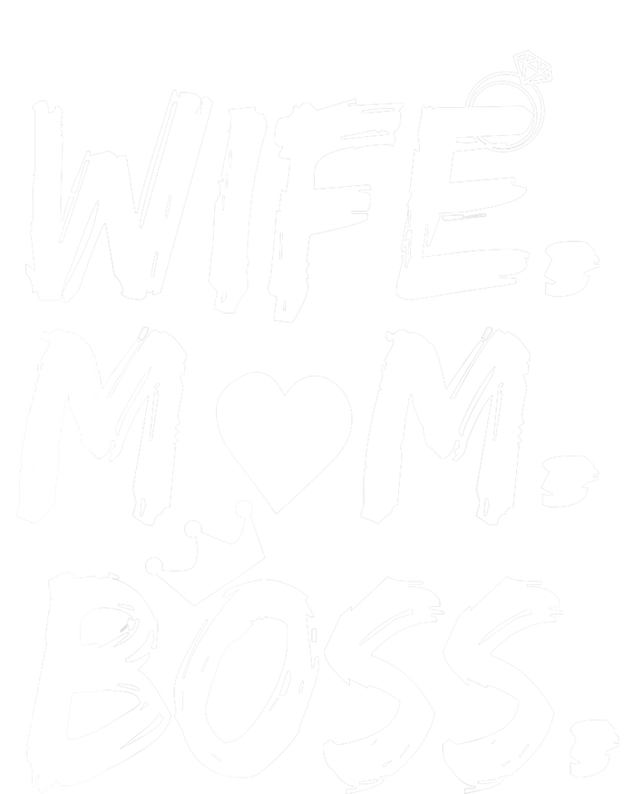 Wife Mom Boss Funny Mothers Day Women’s Perfect Tri Rocker Tank