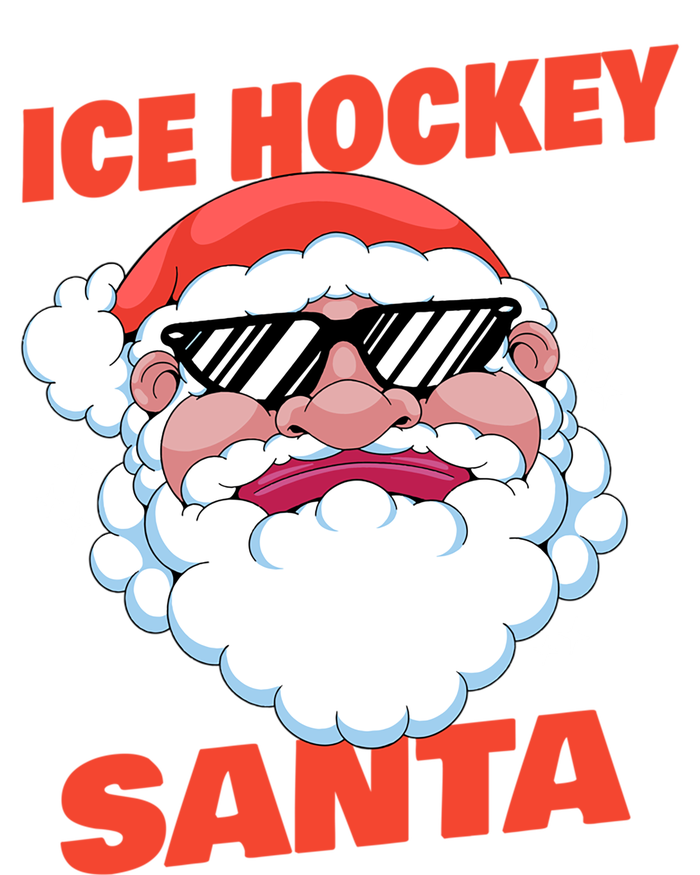 Ice Hockey Santa Funny Christmas Ice Hockey Player Funny Gift Long Sleeve Shirt