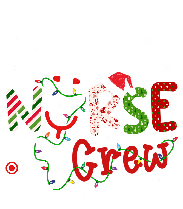 Cna Christmas Nurse Crew Funny Nursing Christmas Pattern Gift Insulated Varsity Jacket