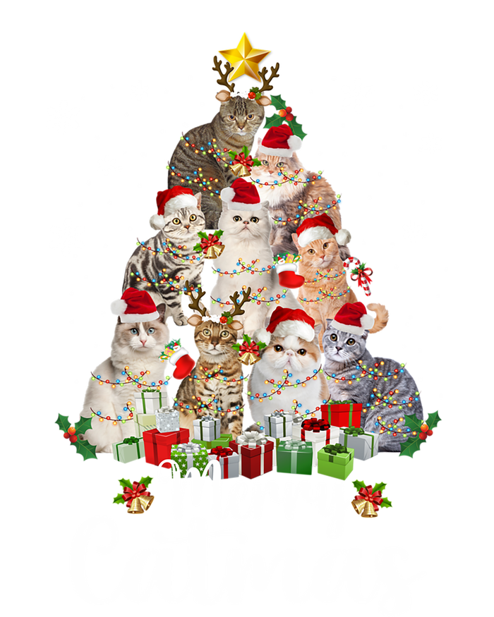 Jingle Meows Funny Cats Christmas Tees For Cat Lovers Gift T-Shirt