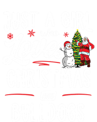 Just A Who Loves Christmas And Bulldogs Gift Funny Gift Softstyle Adult Sport Polo