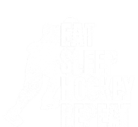 Distressed Hockey Lover Print Eat Sleep Ice Hockey Repeat Gift T-Shirt