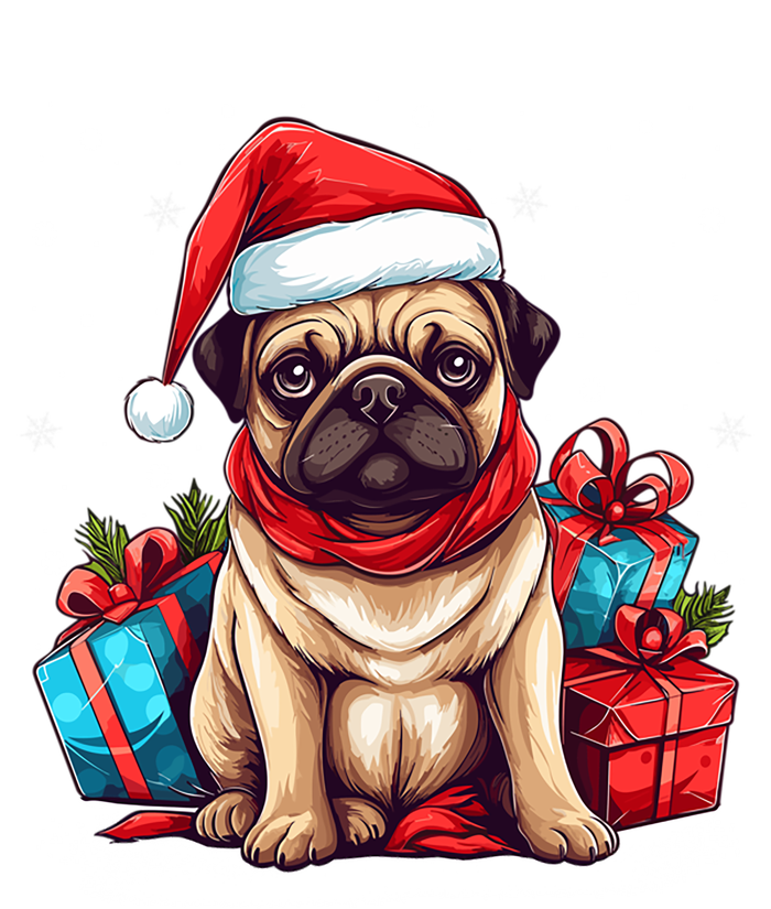 Dog Lover Xmas Decoration Santa Hat Pug Christmas Meaningful Gift Infant Baby Jersey Bodysuit