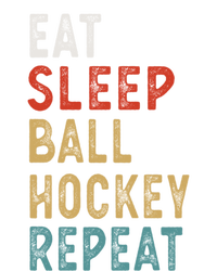 Eat Sleep Ball Hockey Repeat Funny Player Gift Idea Vintage Funny Gift USA-Made Snowflake Beanie