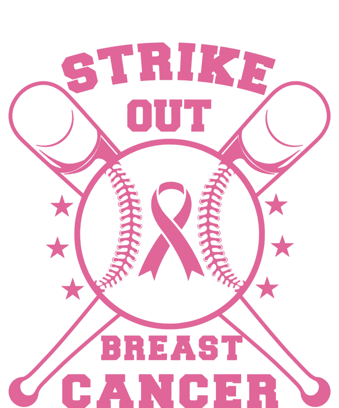 Strike Out Breast Cancer Warrior Baseball Cancer Support Adult ChromaSoft Performance T-Shirt