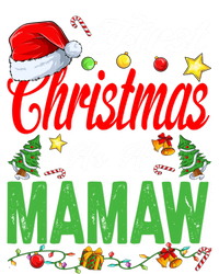 First Christmas As A Mamaw Santa Hat Pajama Xmas Gift Sweatshirt