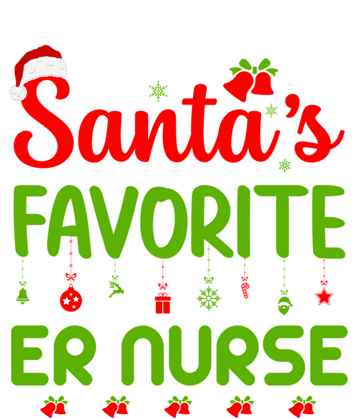 Funny Christmas Santas Favorite Er Nurse Merry Xmas Party Meaningful Gift Full Zip Hoodie