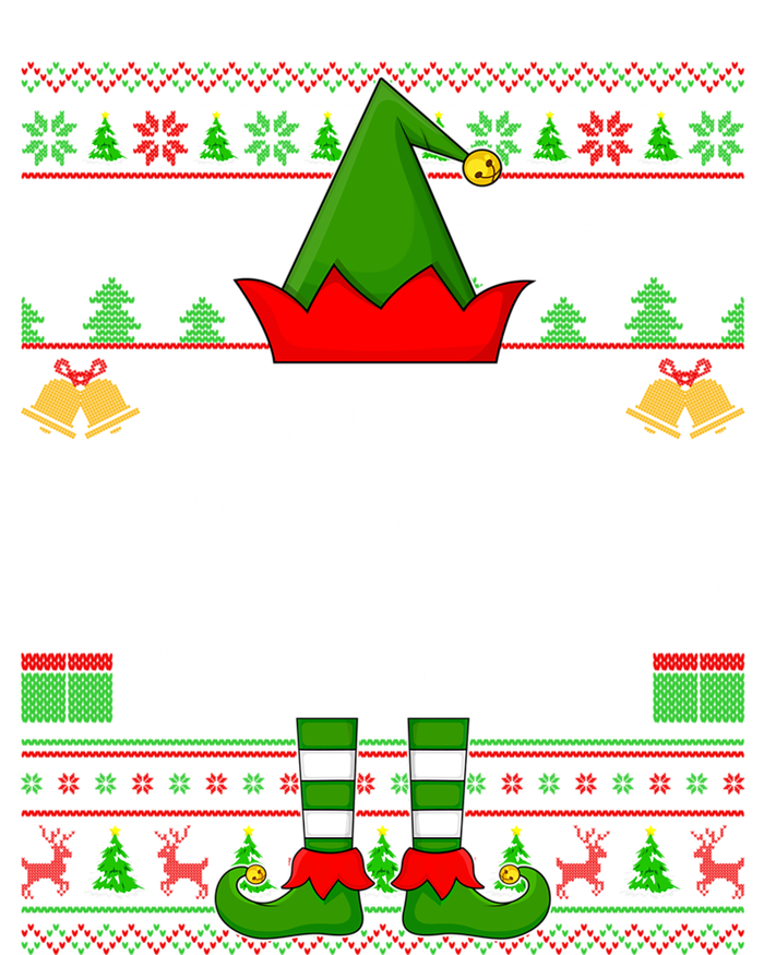 Funny Family Matching Ugly Im The Hockey Elf Christmas Great Gift T-Shirt