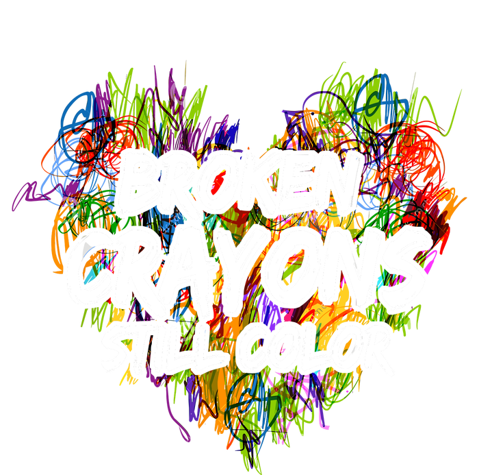 Broken Crayons Still Color Mental Health Awareness Supporter Toddler Zip Fleece Hoodie