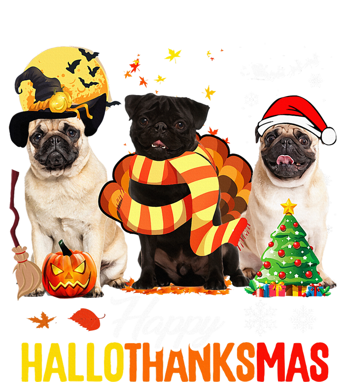 Pug Happy Hallothanksmas Festive Holiday Dog Costume Hoodie