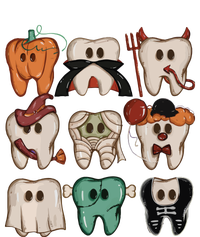 Spooky Halloween Dentist Funny Teeth Crewneck Halloween Valucap Bio-Washed Visor