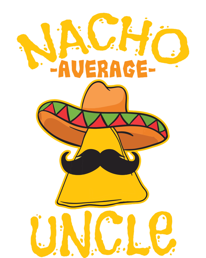 Nacho Average Uncle Cinco De Mayo Sombrero Mexican Women's Racerback Cropped Tank