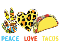 Peace Love Tacos Cute Taco Tuesday Mexican Food Lovers Stainless Steel Insulated Water Bottle