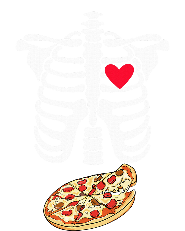 Spooky Skeleton Pizza Xray Perfect for Expecting Dads Long Sleeve Shirt