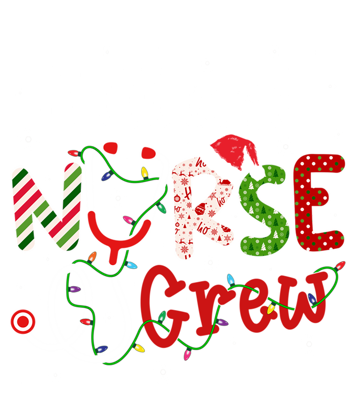 Future Christmas Nurse Crew Funny Nursing Christmas Pattern Gift Sweatshirt Cinch Pack Bag