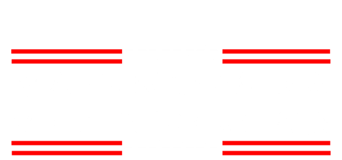 Make Nebraska Mediocre Again Flat Bill Trucker Hat