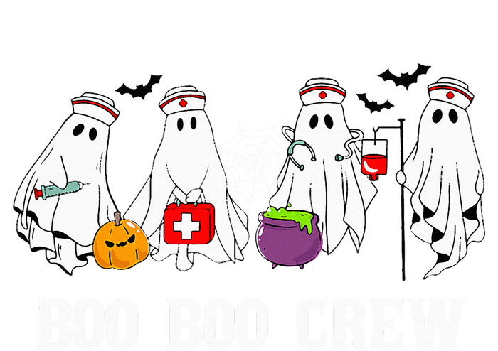 Boo Boo Crew Nurse Funny Ghost Halloween Nursing T-Shirt