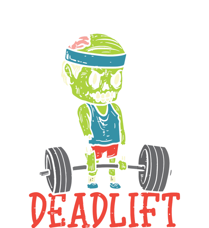 Zombie Deadlift Funny Gym Halloween Workout Striped Beanie with Solid Band