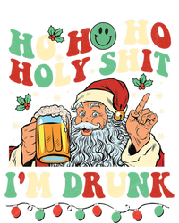 Ho Ho Holy Shit Im Drunk Beer Santa Hat Christmas Ing Gift Women's Flannel Pajama Set