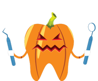 Funny Dental Halloween Tooth Pumpkin Dentist T-Shirt