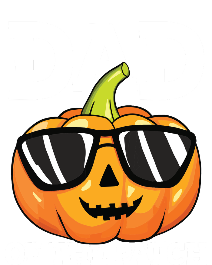 Halloween Dad Of The Patch Daddy Papa Father Pumpkin Tie-Dye T-Shirt