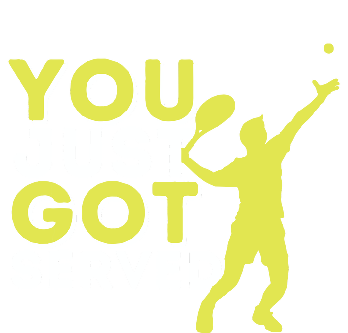 You Just Got Served Funny Tennis Player Tennis Coach Dry Zone Grid Polo