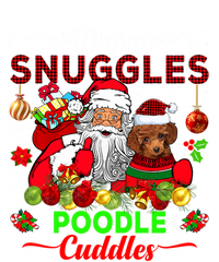 Warm Snuggles Poodle Cuddles Funny Santa Xmas Poodle Lover Funny Gift Toddler Hoodie