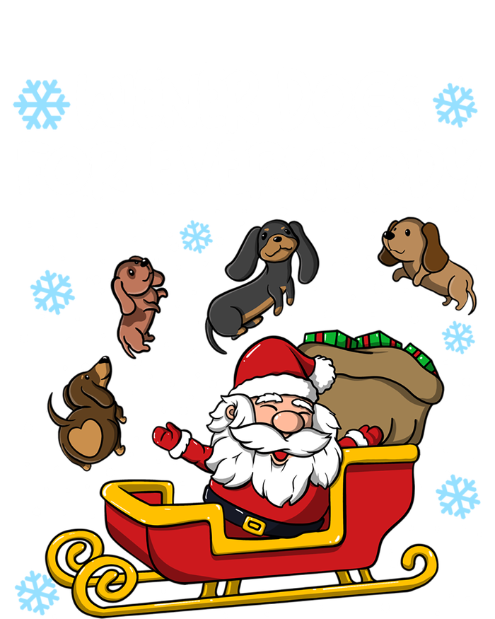 Wiener Dogs For Everybody Santa Funny Christmas Dachshund Gift Ladies Long Sleeve Shirt