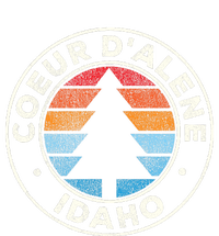 Coeur DAlene Idaho ID Vintage Graphic Retro 70s Sweatshirt Cinch Pack Bag