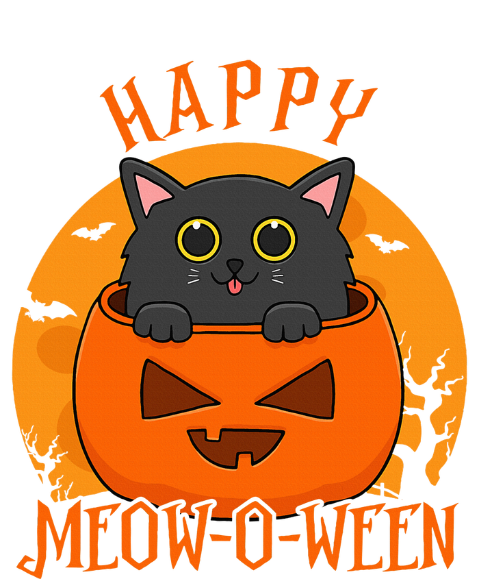 Spooky Cat Party Costume for a Meowoween Celebration V-Neck T-Shirt