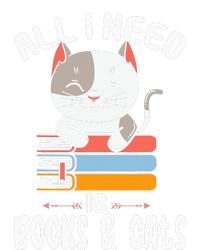 All I Need Is Books And Cats Cat Lover Kitten Reading Insulated Varsity Jacket