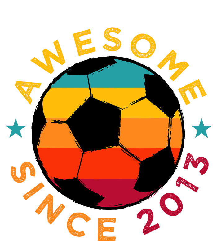 Awesome Since 2013 Soccer Birthday Party Bday Team Ladies Essential Flowy Tank