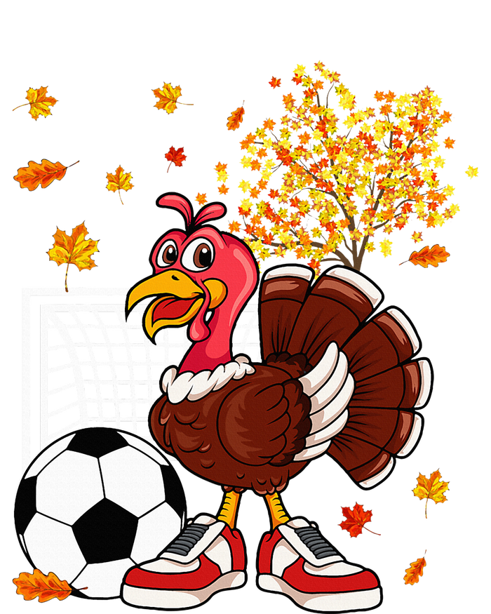 Thanksgiving Turkey Soccer Fanatic Bumper Sticker