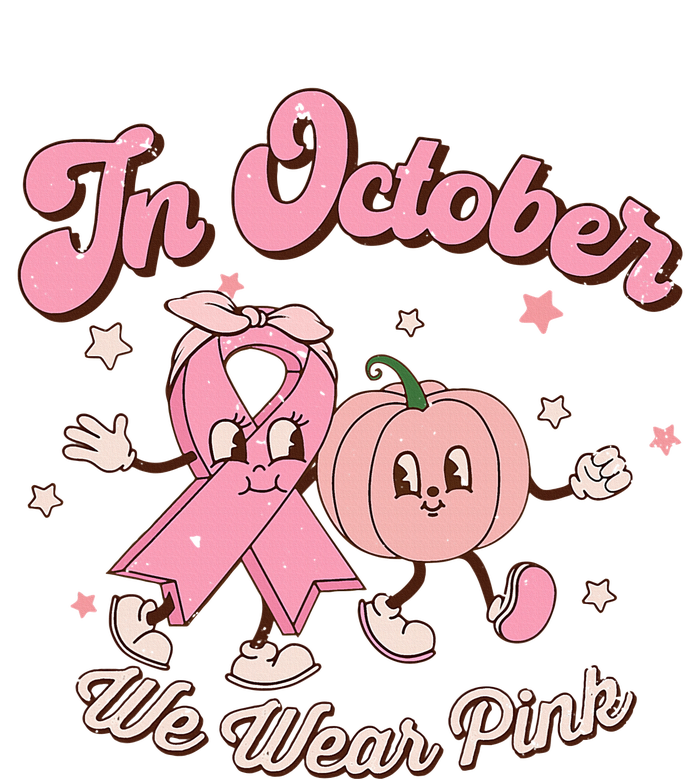 October Pink Breast Cancer Awareness Pumpkin T-Shirt