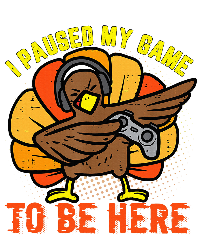 Funny Gamer Turkey Thanksgiving Pause T-Shirt