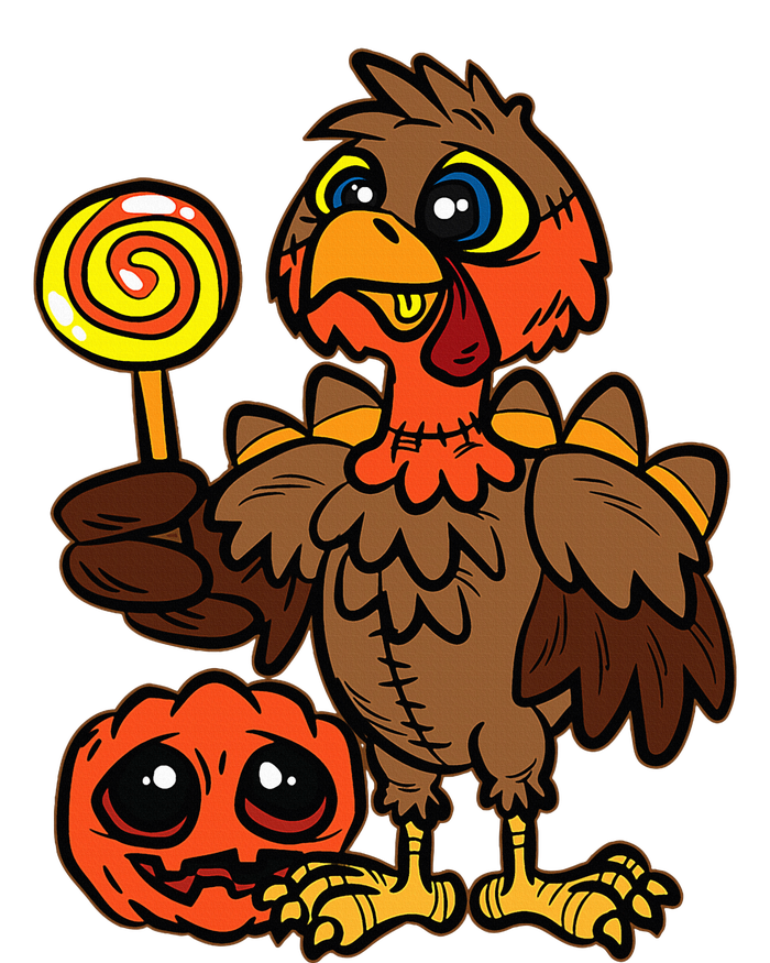 Festive Turkey Harvest Celebrate Autumn with Trick or Treat T-Shirt