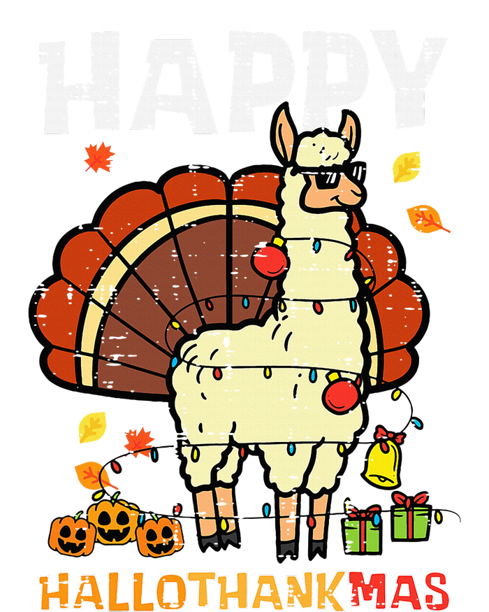 Festive Llama Turkey Holiday Celebration Button