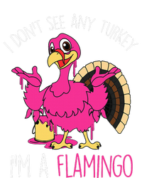 Thanksgiving Turkey Flamingo Pun Hilarious Holiday Flexfit Unipanel Trucker Cap