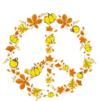 Fall Harvest Pumpkin Peace Sign Thanksgiving Decor Sweatshirt