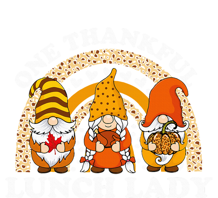 Thankful Lunch Lady Gnome Pumpkin Fall Harvest Cooling Performance Long Sleeve Crew