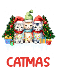 Merry Catmas Christmas Festive Feline Fun Cat Tees Gift Valucap Bio-Washed Visor