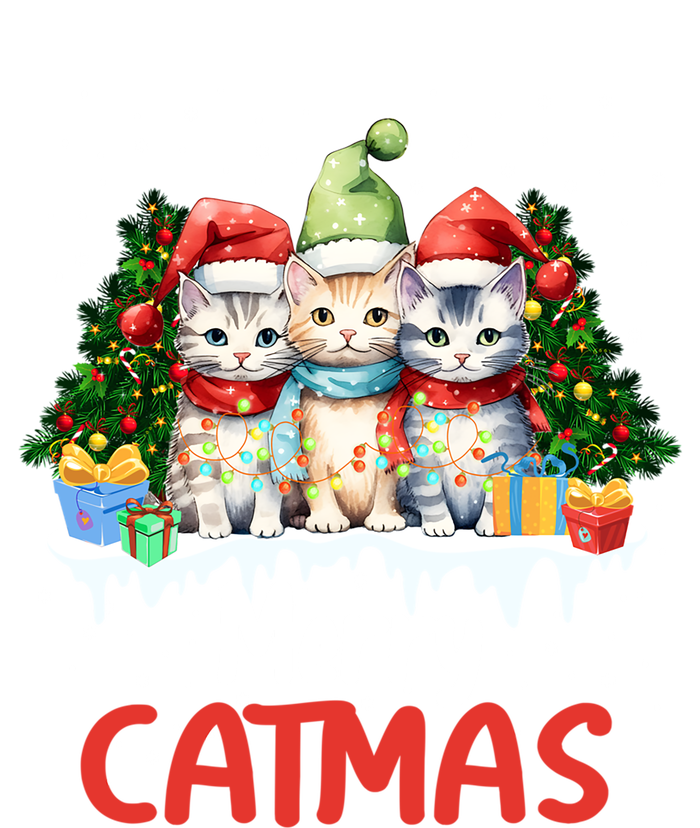 Merry Catmas Christmas Festive Feline Fun Cat Tees Gift Valucap Bio-Washed Visor