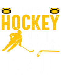 My Favorite Hockey Player Calls Me Dad Funny Ice Hockey Dad Gift T-Shirt