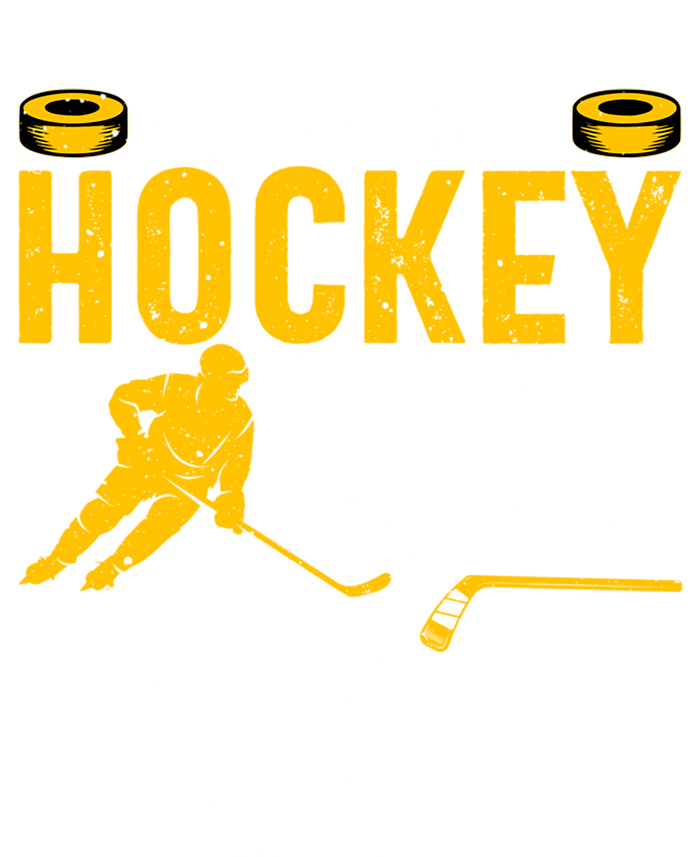 My Favorite Hockey Player Calls Me Dad Funny Ice Hockey Dad Gift T-Shirt