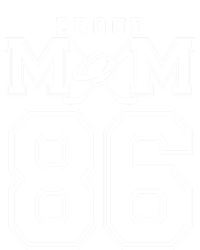 Number 86 Custom Proud Hockey Mom Personalized Gift Button